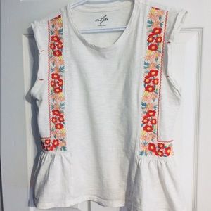 Boho Embroidered T-Shirt